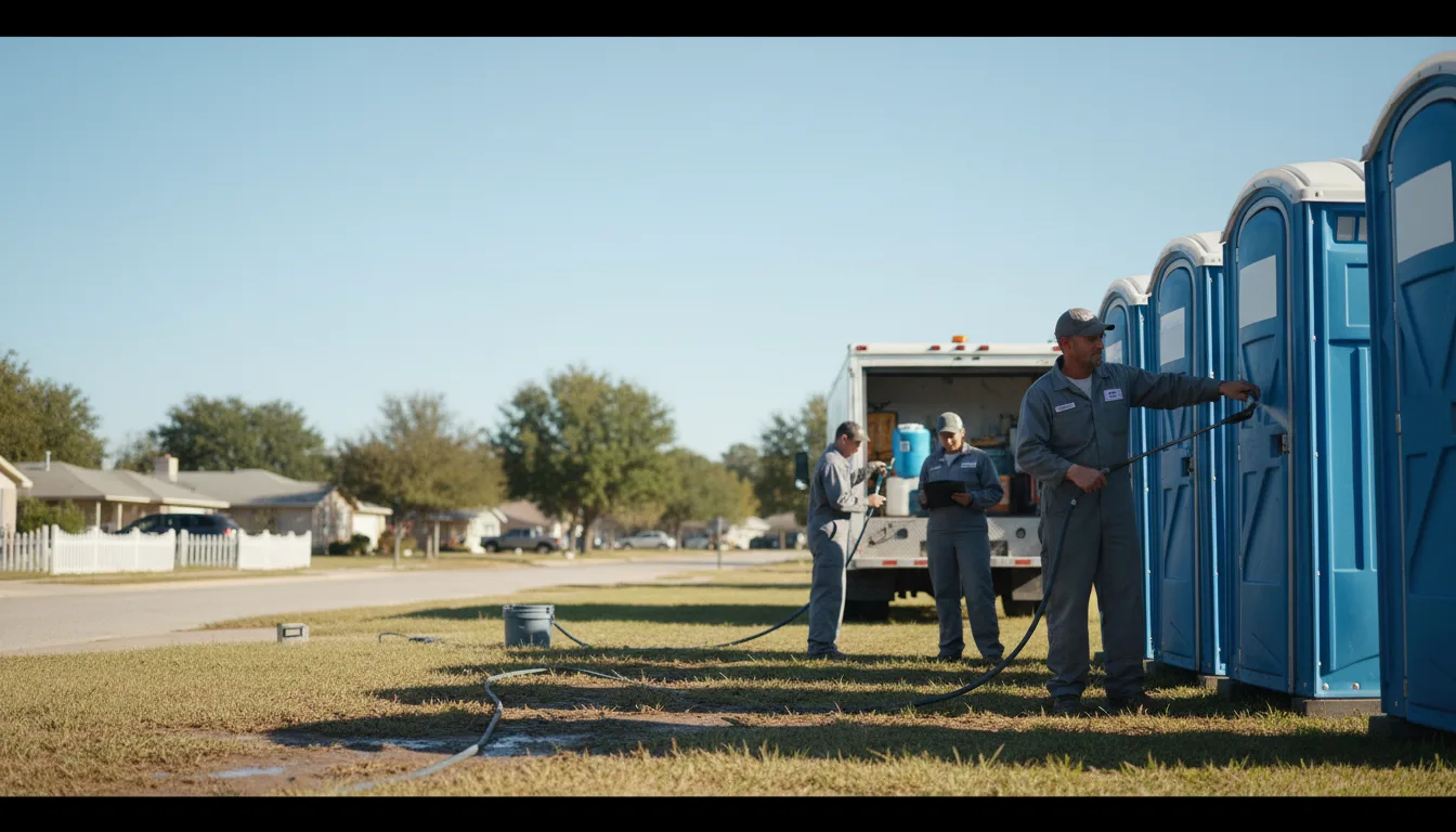 Long-Term Portable Toilet Rental in Sulphur Bluff, TX near me